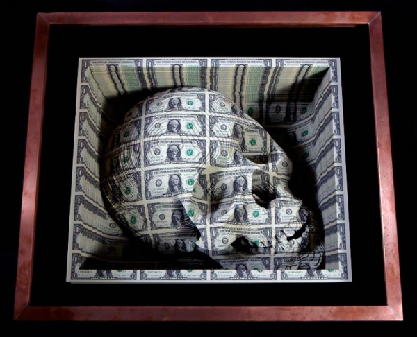Небедный Йорик Скотта Кэмпбелла: техника вырезания из долларов 