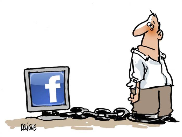 Изменения в социальной сети Facebook (Фейсбук) глазами художников-карикатуристов