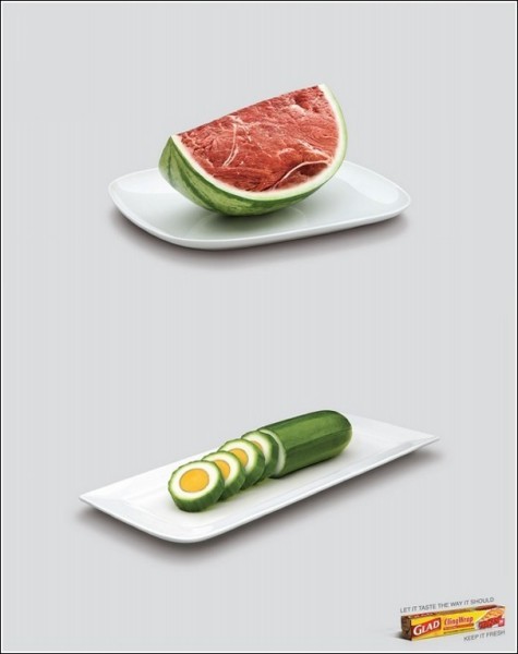Гибриды не пройдут: интересная реклама пищевой пленки