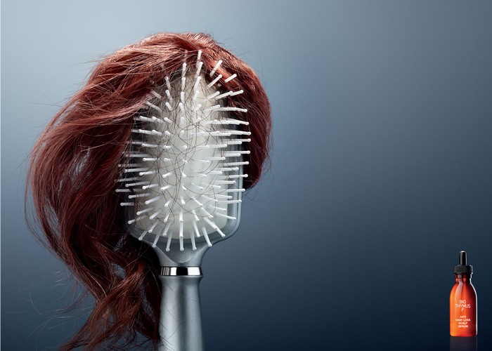 На бочок - паричок: реклама средства против выпадения волос