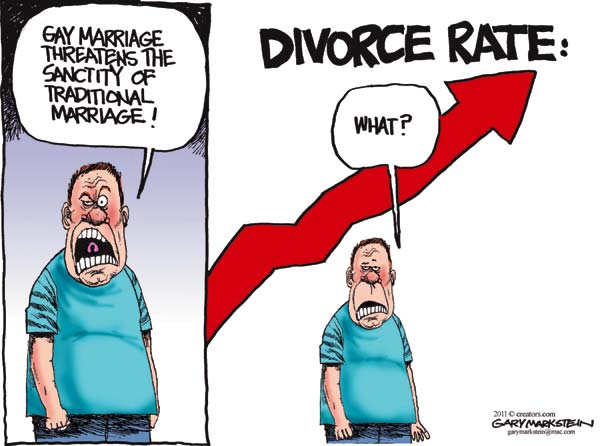 Художники-карикатуристы о легализации однополых браков: *Бедный Нью-Йорик!*
