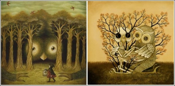 Будущая художница в детстве обожала лес и его обитателей