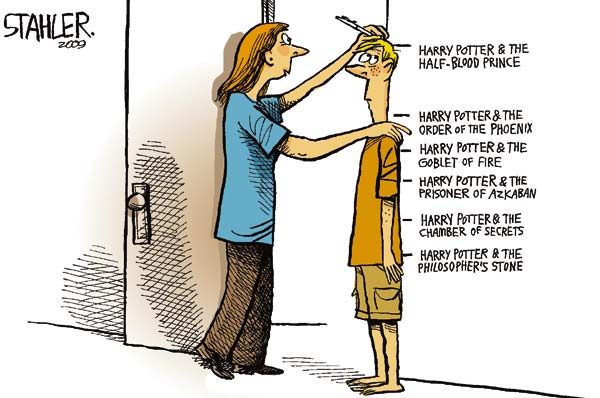 Гарри Поттер и художники-карикатуристы: не по дням, а по частям