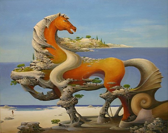 Чудо-юдо-конь: масляная живопись Васко Ташковского
