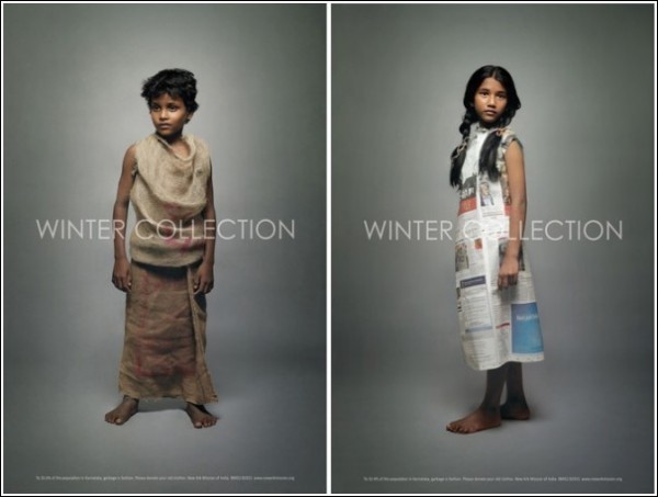 «Зимняя коллекция»: оригинальная реклама гуманитарной миссии