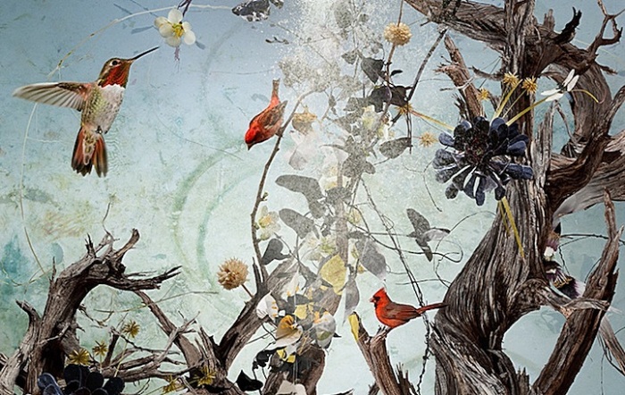 Птички божии: живописные фотокомпозиции Изабел Лемэй